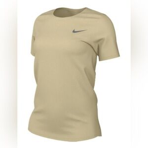 NIKE WMNS LEGEND SHORT SLEEVE TEE (STANDARD FIT) TEAM GOLD/COOL GREY NWT